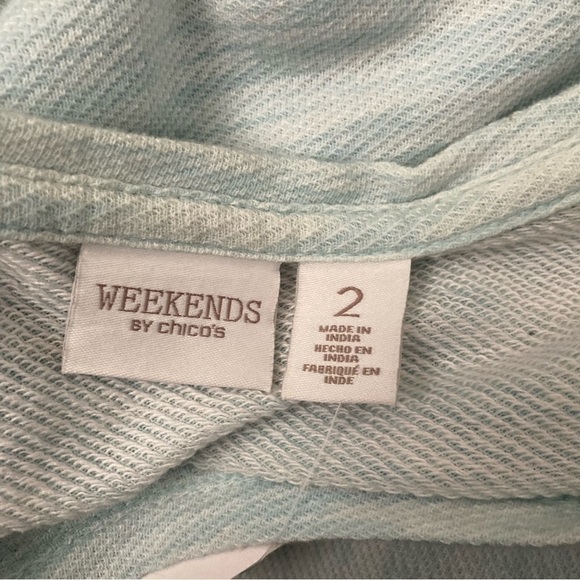 New Weekends by Chicos Ombre Star Pullover Sweater - Picture 5 of 6